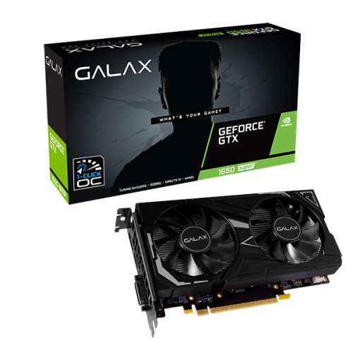 Card Màn Hình VGA Galax GeForce GTX 1650 Super EX (1-Click OC) 4GB GDDR6 65SQL8DS61EX - Hàng Chính Hãng