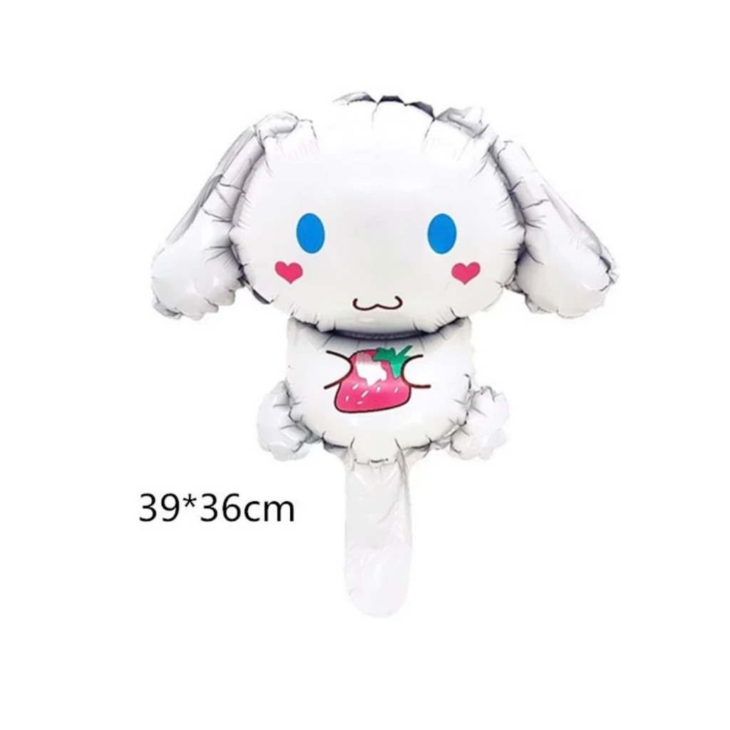 Bong Bóng Kiếng Nhôm Chủ Đề Hoạt Hình Kuromi Cinnamon Dog Sanrio KT Melody