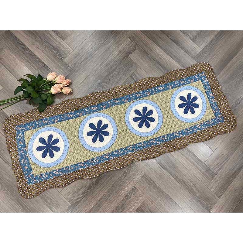 Thảm dài - Hoa 7 cánh vòng tròn - TDA500