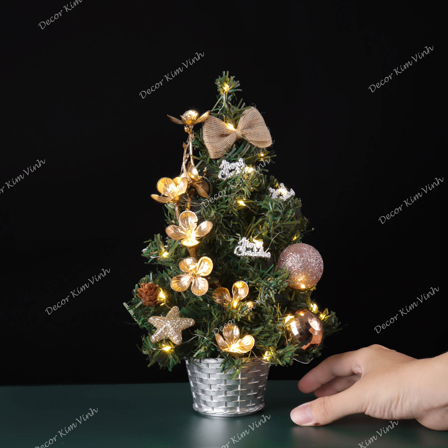 Cây Thông Nhí 3TN03 Cây Thông 30cm Trang Trí Giáng Sinh Cây Thông Noel