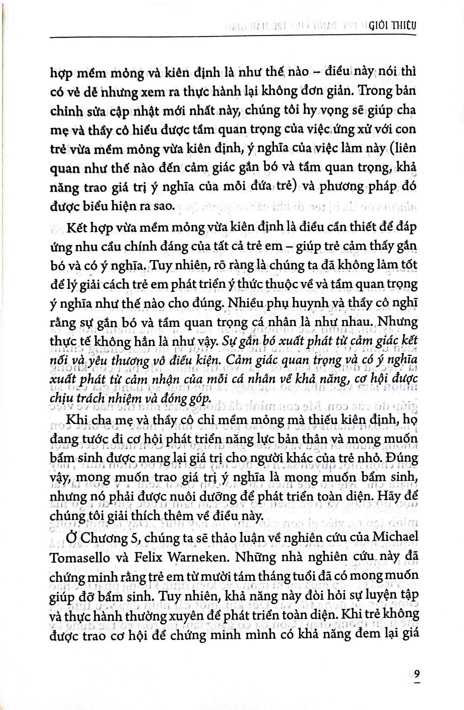 Kỷ Luật Tích Cực Dành Cho Trẻ Mẫu Giáo