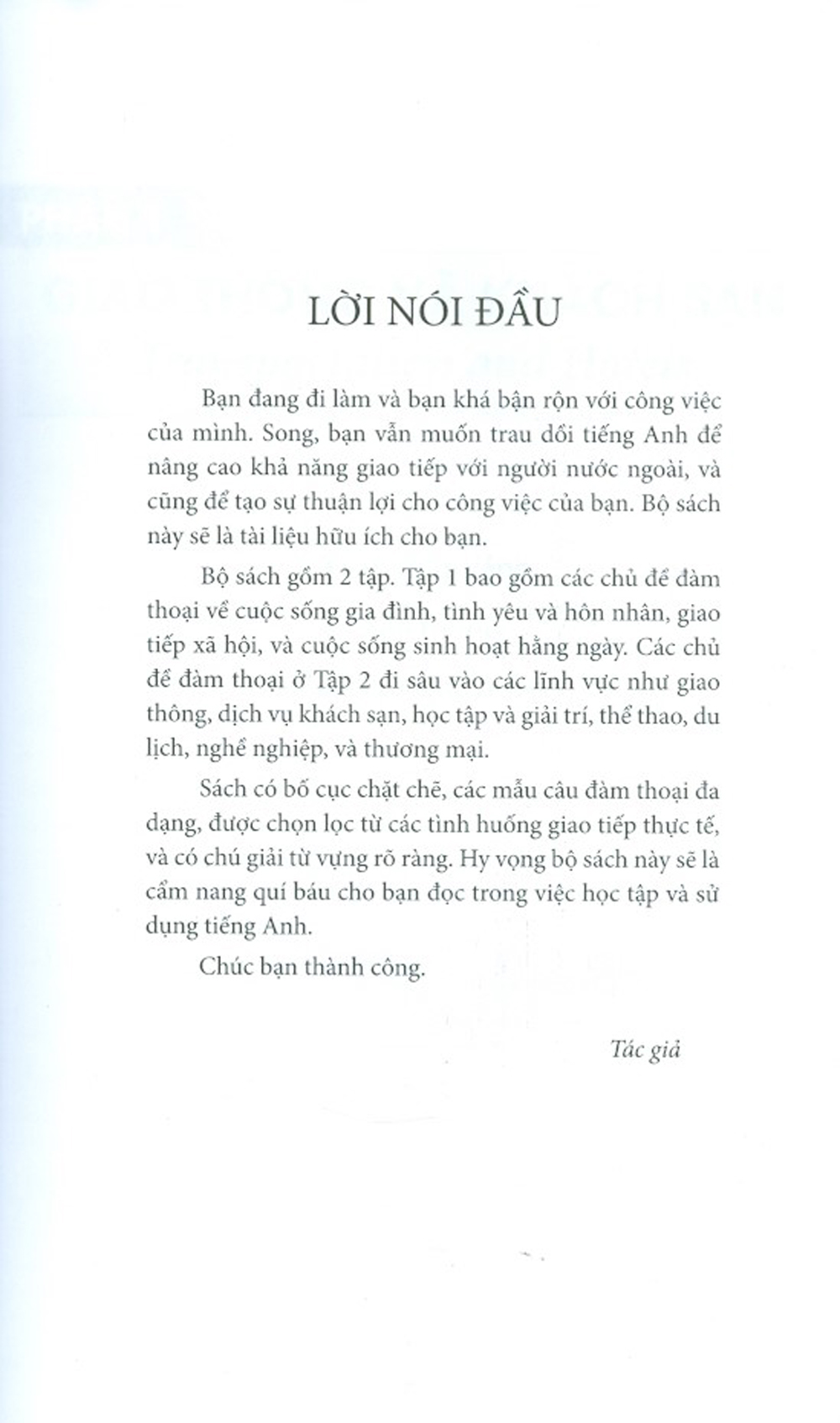 Tiếng Anh Dành Cho Người Bận Rộn - Tập 2