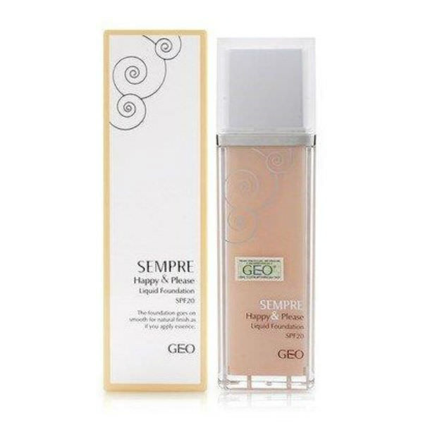 Kem Nền Sempre Happy &amp; Please Liquid Foundation #21 Natural Beige Geo_Py31