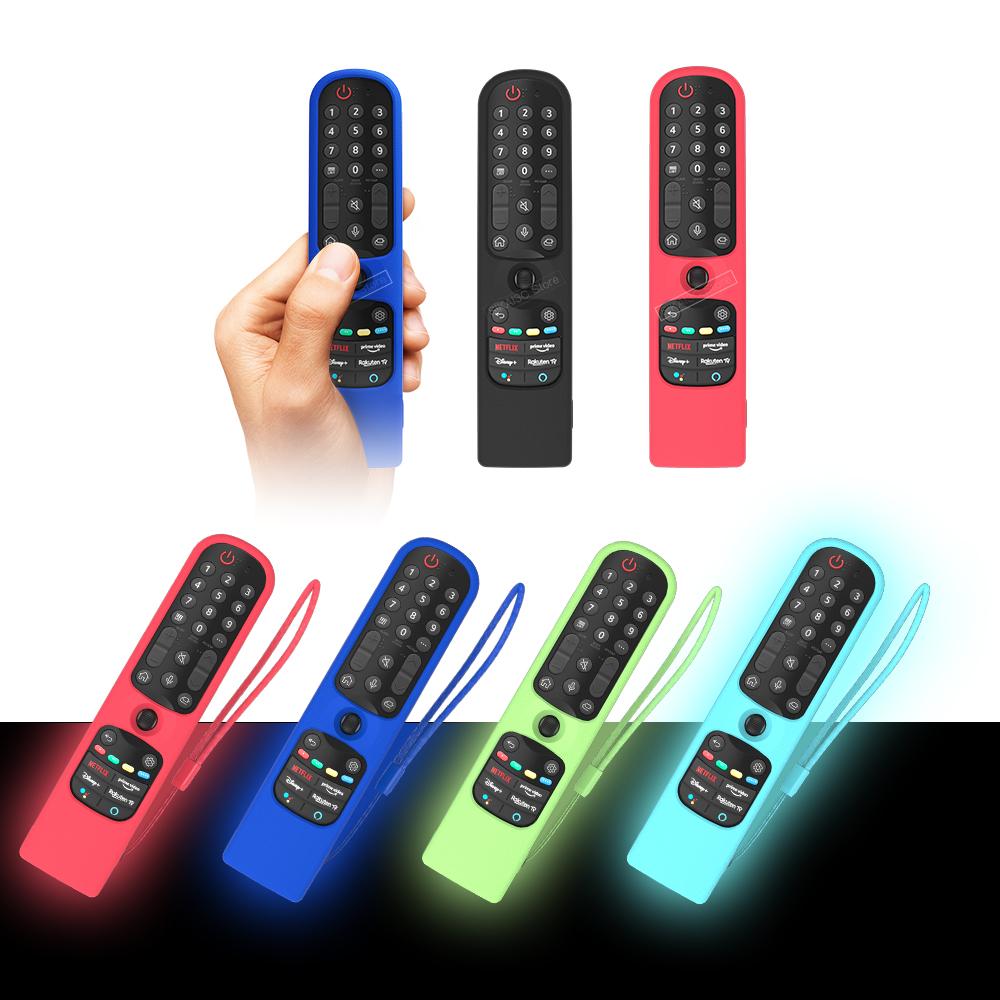 Sikai Ốp Lưng Dẻo Silicone Cho LG MR21GA MR21GC MR22GN MR22GA OLED QNED Điều Khiển Từ Xa TV Thông Minh Cho LG Magic Điều Khiển Từ Xa 2021