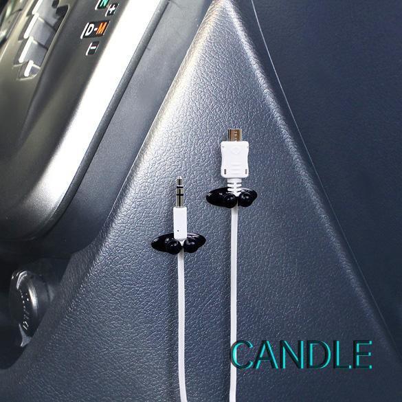 Set 8 Kẹp Giữ Dây Cáp Đa Năng Tiện Dụng Cho Xe Ô Tô
