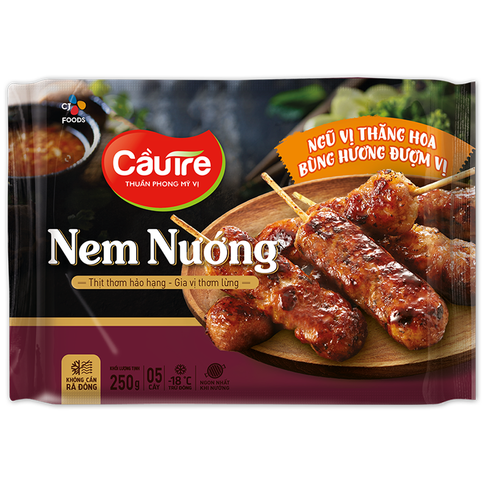 Nem Nướng Cầu Tre Đông Lạnh 250G