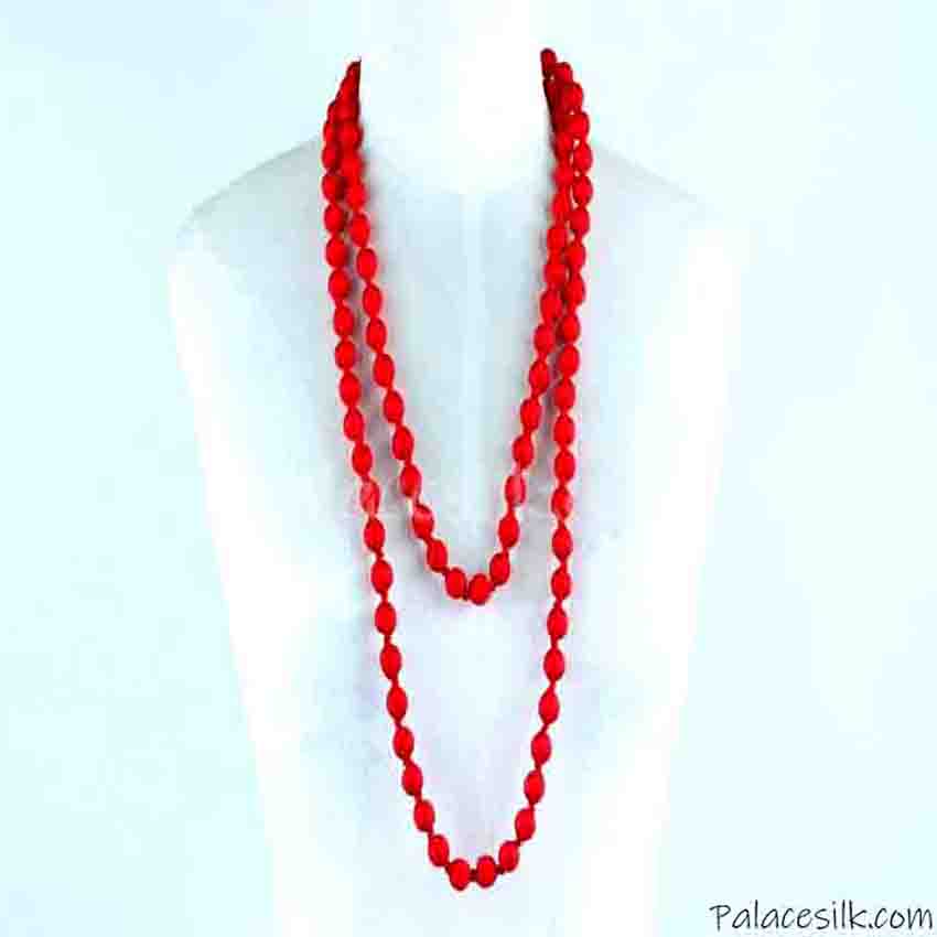 Vòng cổ handmade, phụ kiện váy áo cực xinh, chất liệu tơ tằm