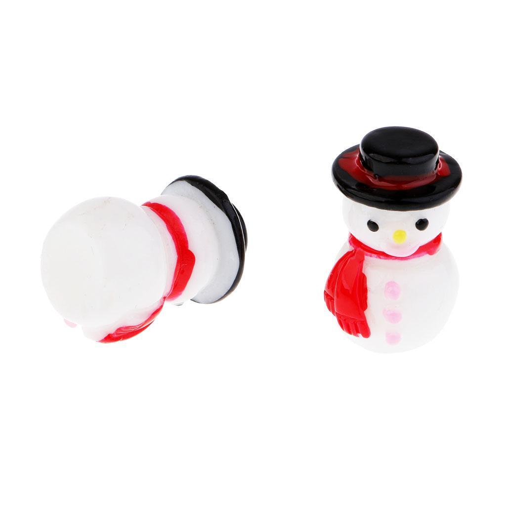 20pcs Snowman Doll Christmas Decoration DIY Handmade Snowman Ornaments Decor
