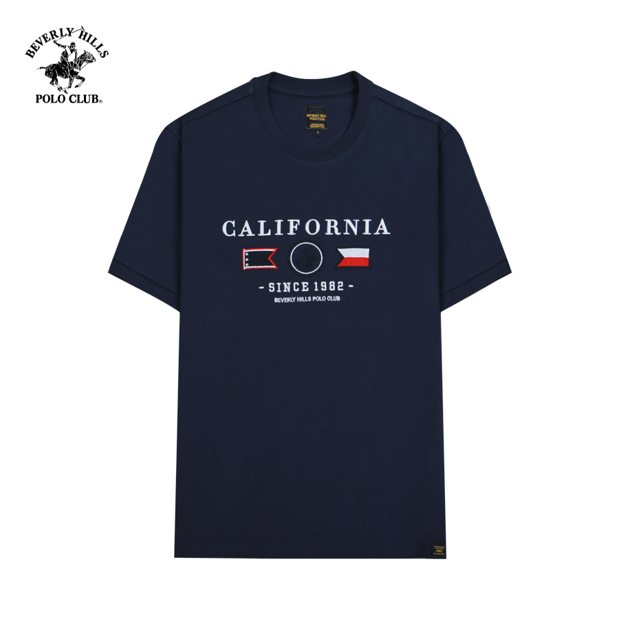 Áo Tshirt Ngắn tay Nam Beverly Hills Polo Club Regular Fit -TSMRSS23TL065 NV Navy