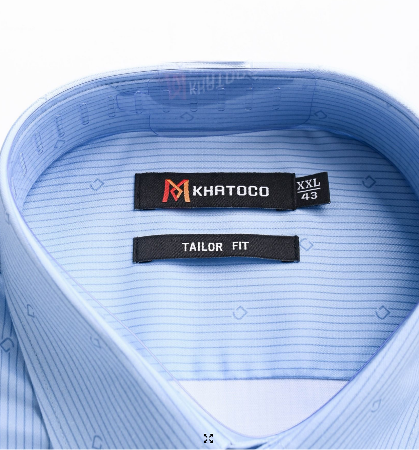 Áo sơ mi tay dài Khatoco (S--&gt;4XL)