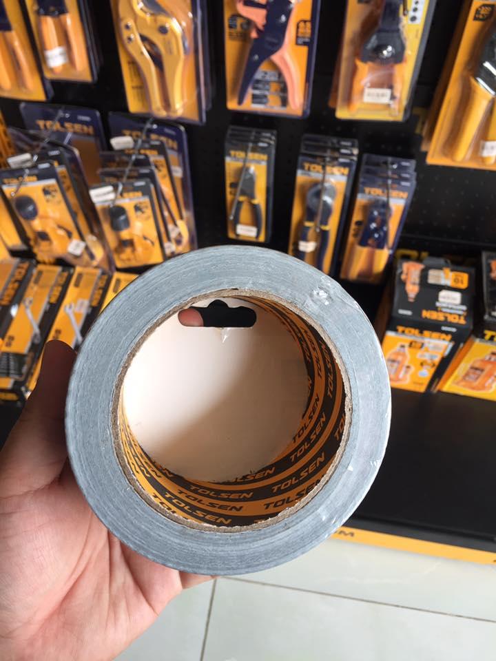 BĂNG KEO VẢI DUCT TAPE - SIÊU DÍNH 25m, 50m TOLSEN 50281, 50282 - HÀNH CHÍNH HÃNG