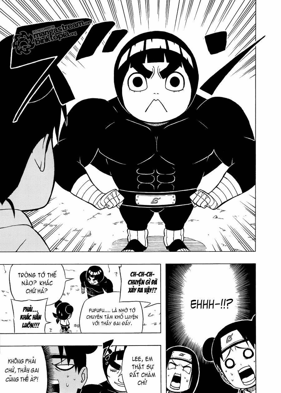 cửu vĩ hồ ly ngoại truyện rock lee chapter 3 13