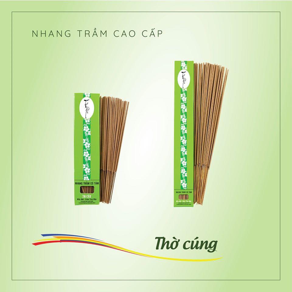 Nhang xanh Trầm Hương loại cao cấp - Hộp 40 gram