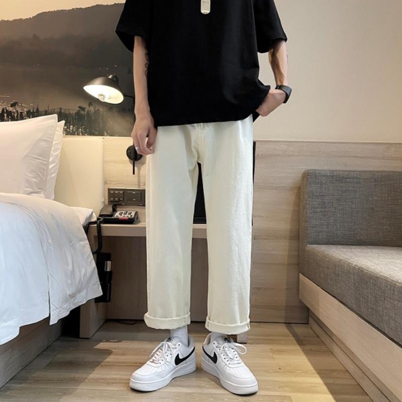 Quần Jeans, Quần jeans baggy rách gối R03 nam ống suông, rộng, hottrend 2023 - NB FASHION