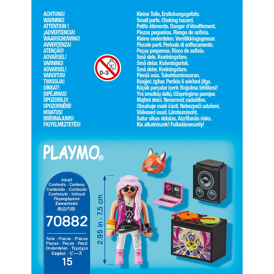 Đồ chơi mô hình Playmobil - Nhân vật Nghệ sĩ DJ