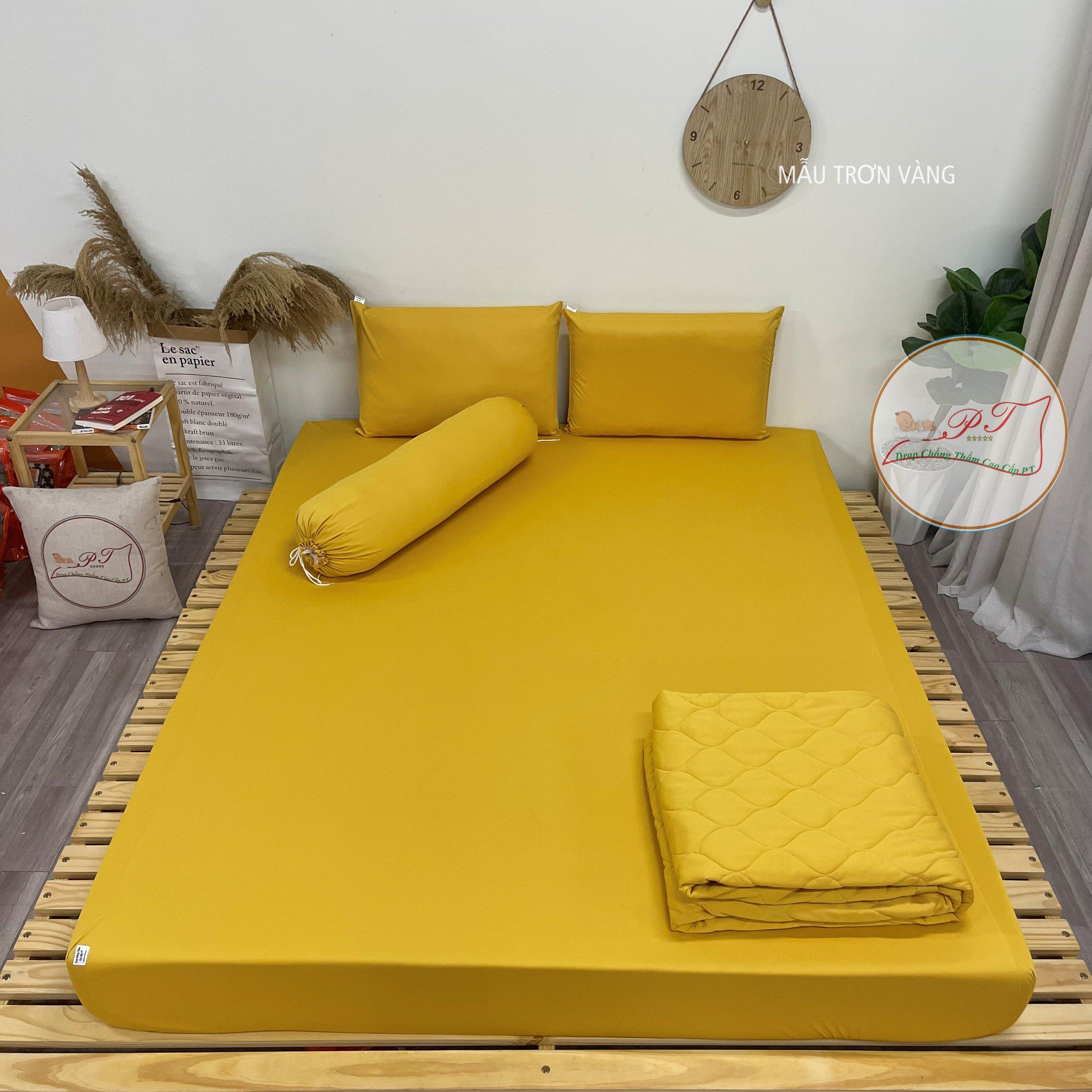 Ga Chống Thấm PT Họa Tiết Vàng Trơn
