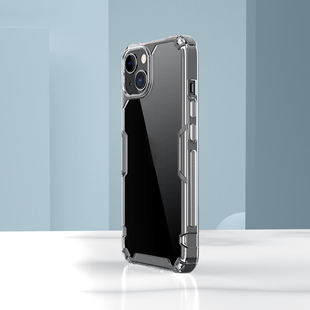 Ốp lưng dẻo TPU cho iPhone 14 Plus (6.7 inch) hiệu Nillkin Nature TPU Pro Case chống sốc, chống chịu mọi va đập - hàng nhập khẩu