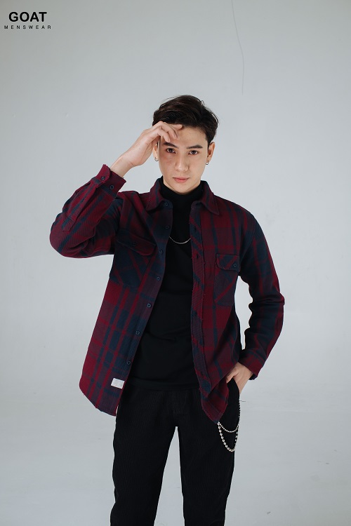 Áo Sơ Mi Nam Form Rộng Phong Cách Hàn Quốc GOAT MENSWEAR