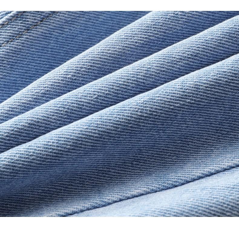 Quần jean bò ống rộng quần ống suông nam nữ unisex lưng cao cạp cao QT 220 Nashop1089