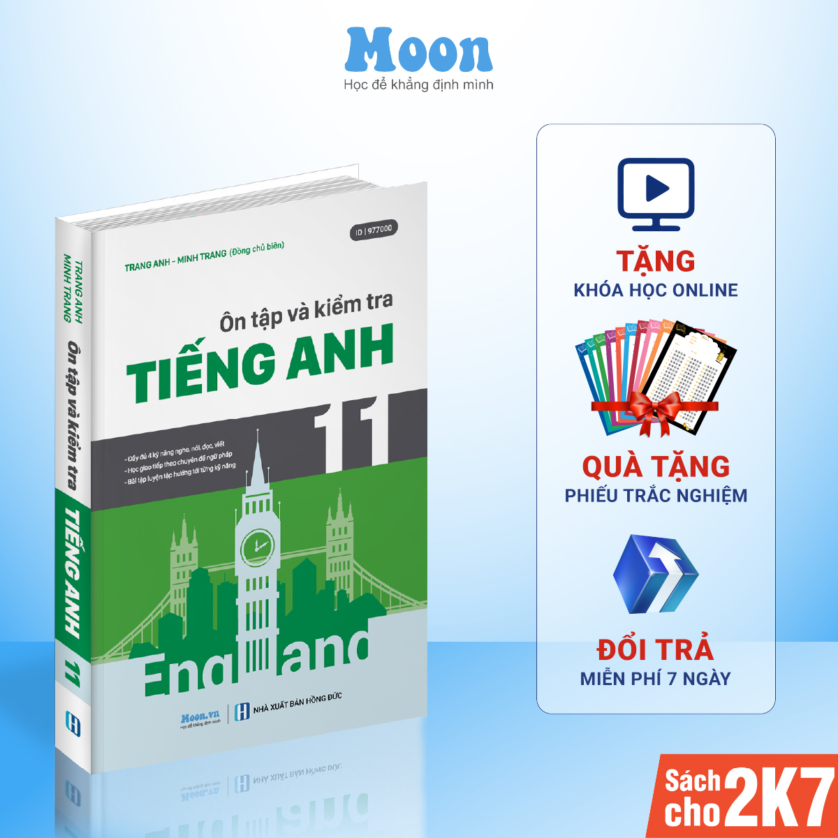 Sách Tiếng Anh Cô Trang Anh: Ôn Tập Và Kiểm Tra Tiếng Anh Lớp 11