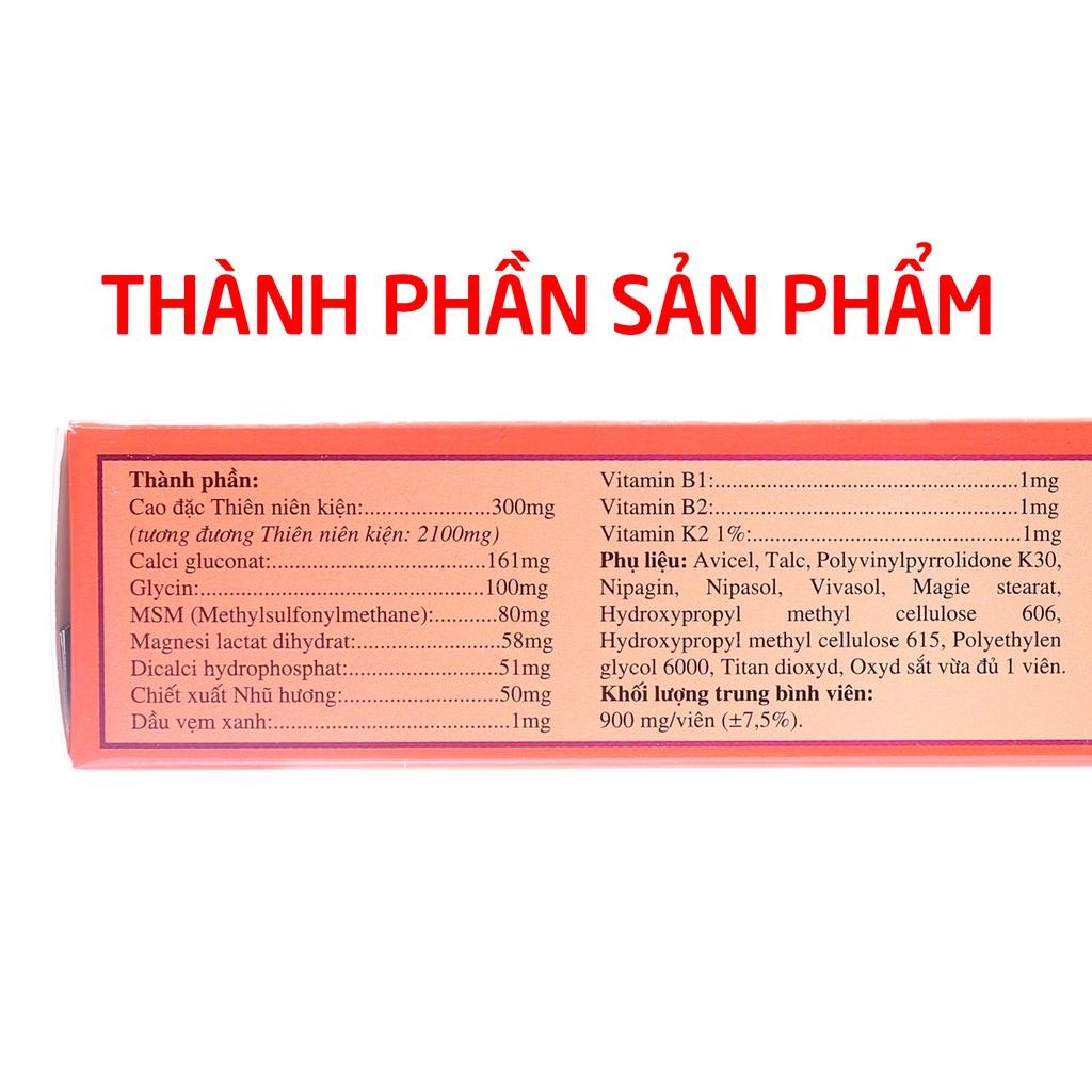 Combo 2 Hộp Cốt Vương HD thảo dược mạnh gân cốt, giảm đau nhức mỏi xương khớp - Hộp 30 viên