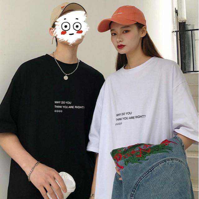 Áo Thun Tay Lỡ Form Rộng Unisex WHY DO YOU