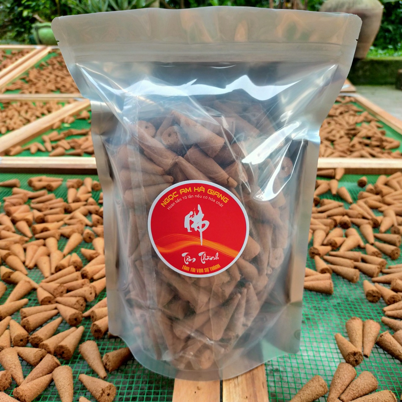 Nụ Hương Bách_Xanh_Nụ Ngọc_Am_Đậm Tinh Dầu_Cực Thơm, Khói Ngược_Cam Kết 100% Không Hóa Chất_Nụ Gỗ Bách_Xanh