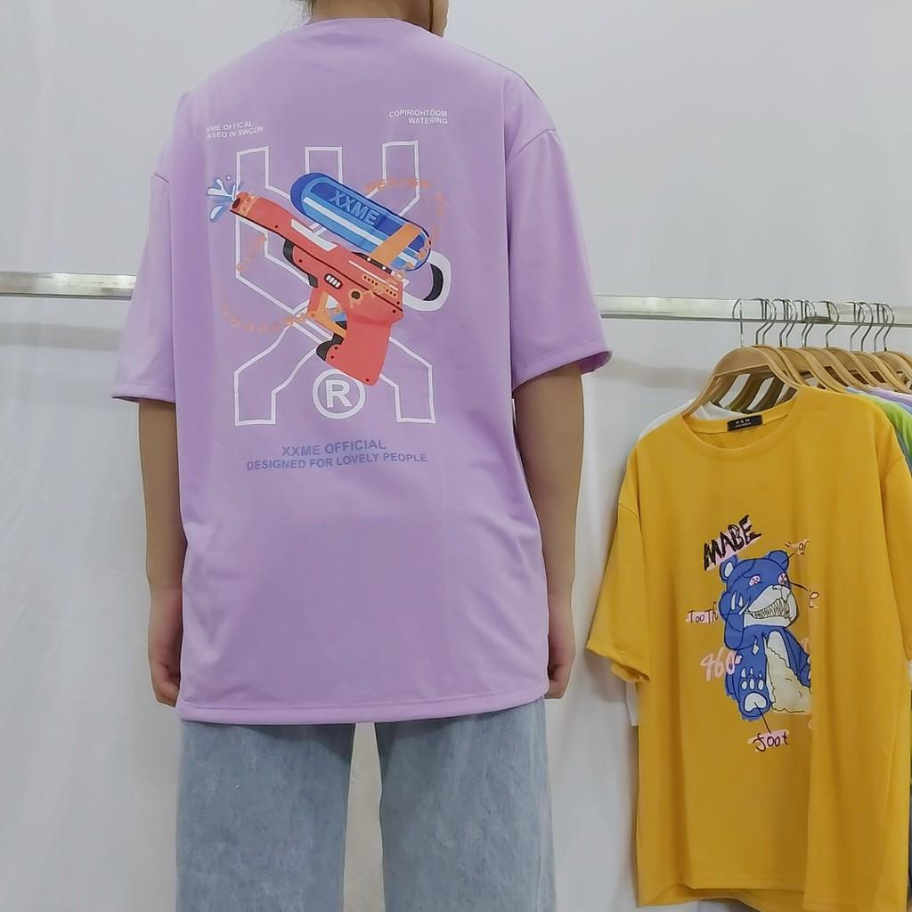 Áo thun tay lỡ unisex, Áo phông tay lỡ nam nữ form rộng chất 100% cotton mát mềm mịn giá rẻ đẹp