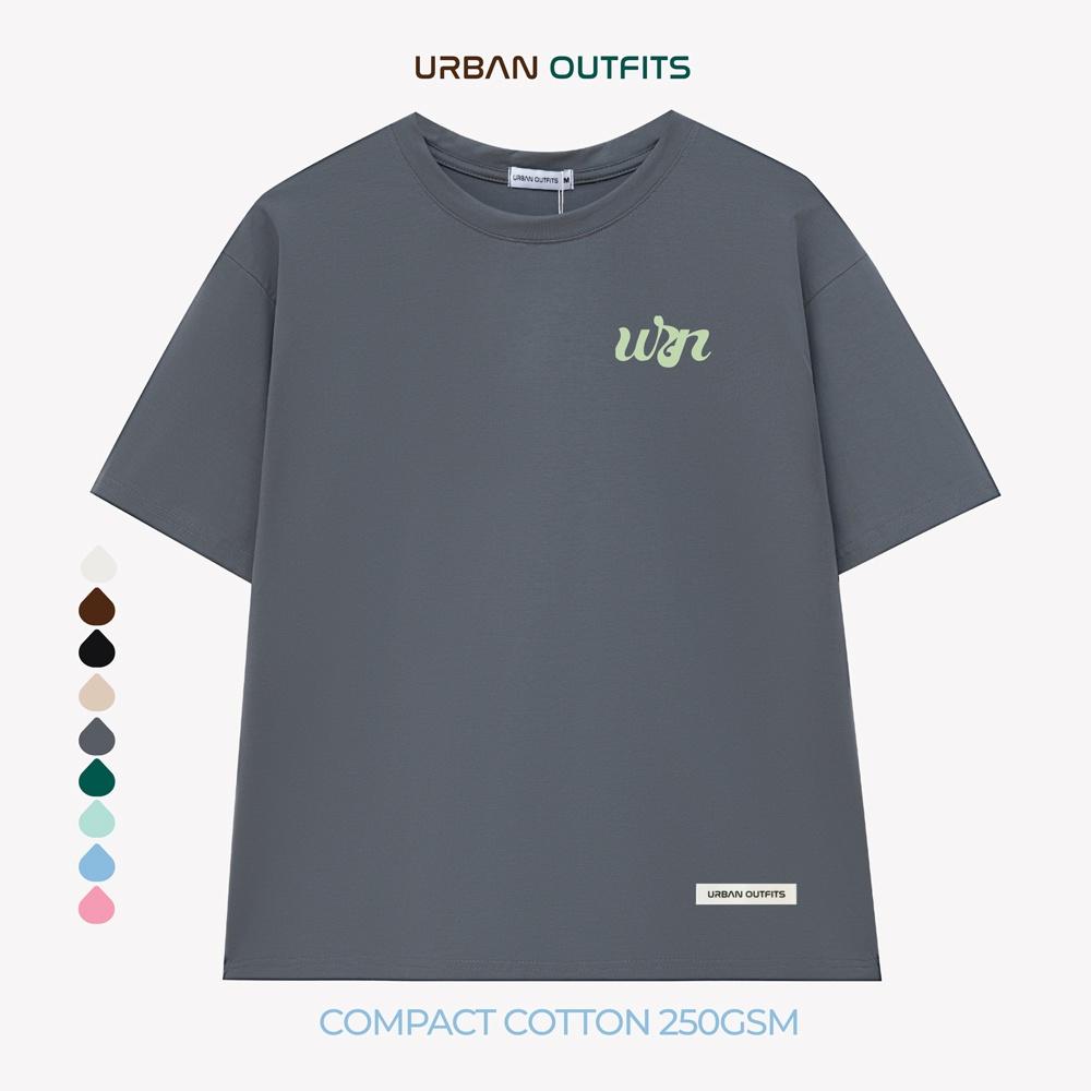 Áo Thun Tay Lỡ Form Rộng URBAN OUTFITS ATO170 Local Brand In Hoa ver 2.0 Chất Vải 95% Compact Cotton 250GSM Dầy