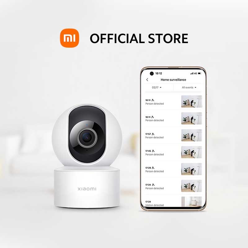 Camera quan sát Xiaomi C200 Xoay 360, Hồng ngoại nhìn ban đêm, Phát hiện có người, Bản quốc tế - Hàng chính hãng