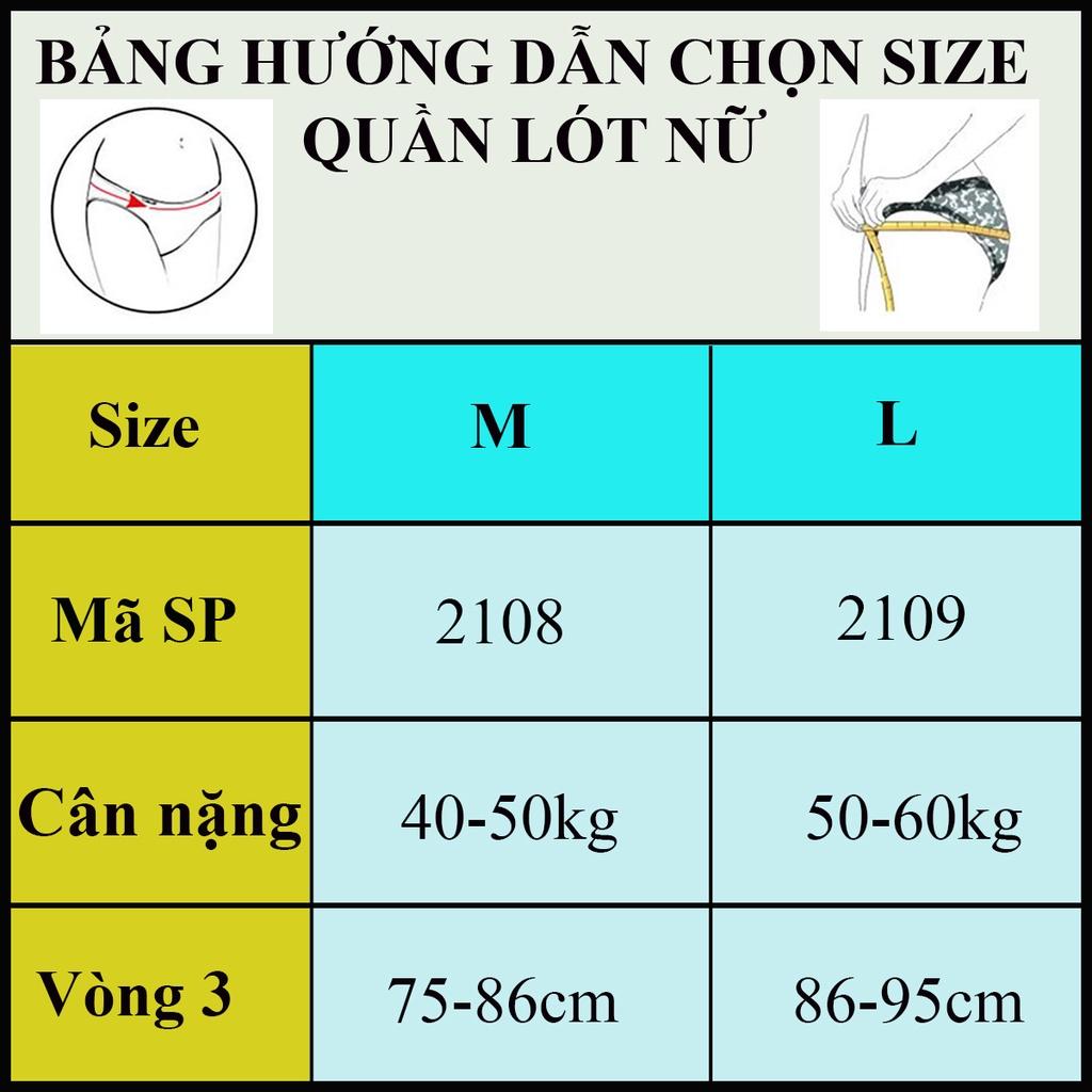 Set 5 quần sịp nữ quần lót nữ cotton Thái cao cấp kháng khuẩn khử mùi quần xì đồ lót nữ