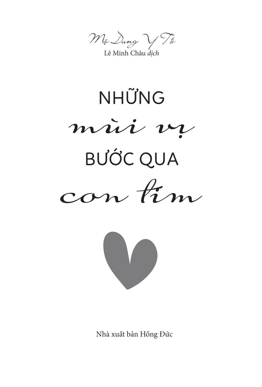 Những Mùi Vị Bước Qua Con Tim