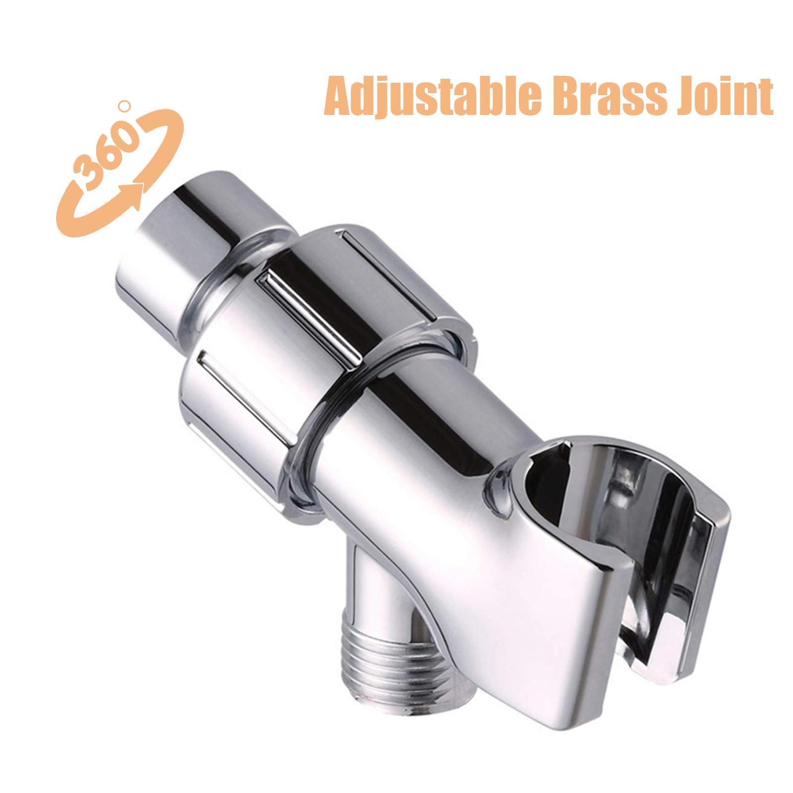High-Pressure Handheld Shower Head 6 Setting Bathroom Adjustable Shower Spray Rain Shower Head with 4.9Ft Hose