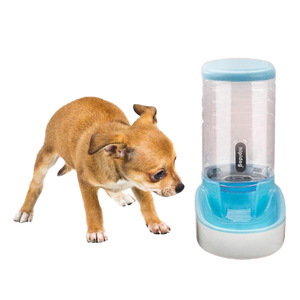Large Capacity Automatic Pet Feeder Waterer Food Dispenser Blue