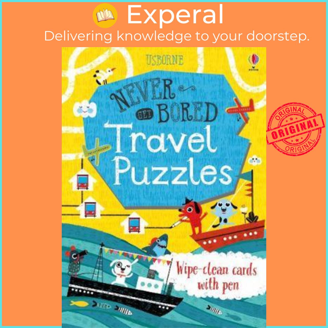 Sách - Travel Puzzles by Lucy Bowman Paloma Valdivia