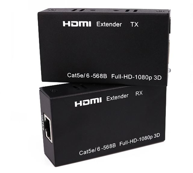 Bộ Kéo Dài Tín Hiệu HDMI 60m Sang Cáp Mạng LAN RJ45