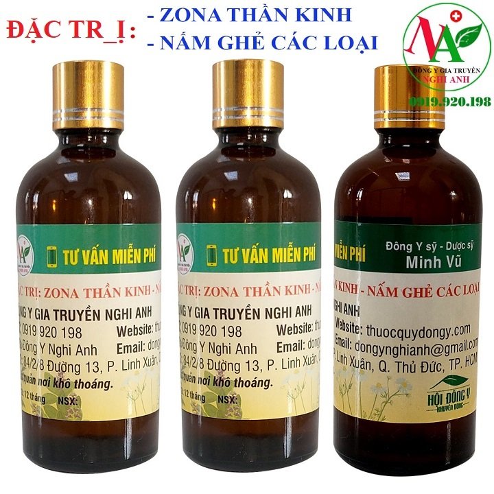 Zona Thần Kình, nấm ghẻ, nước ăn chân tay Đông Y Nghi Anh thảo mộc tốt cho sức khỏe, hiệu quả tốt