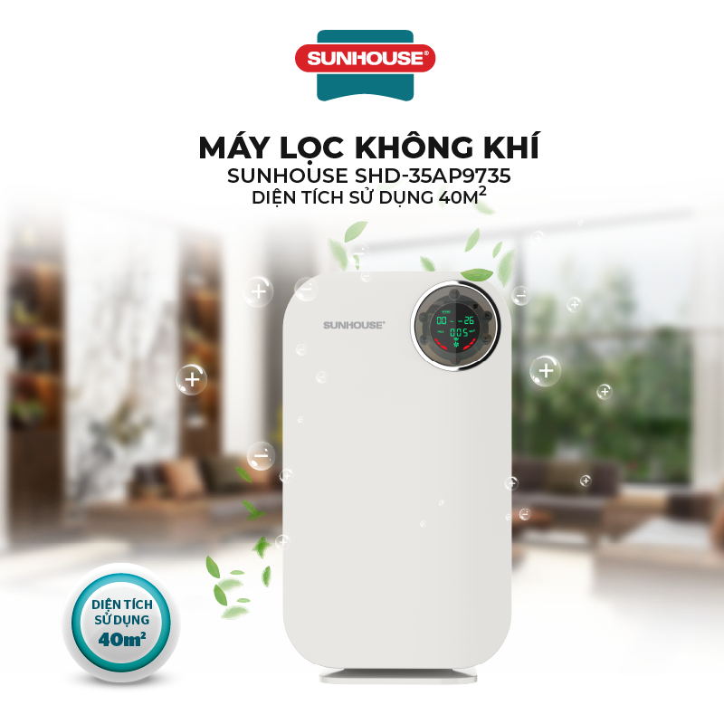 Máy Lọc Không Khí Sunhouse SHD-35AP9735 (50W) - Chính Hãng