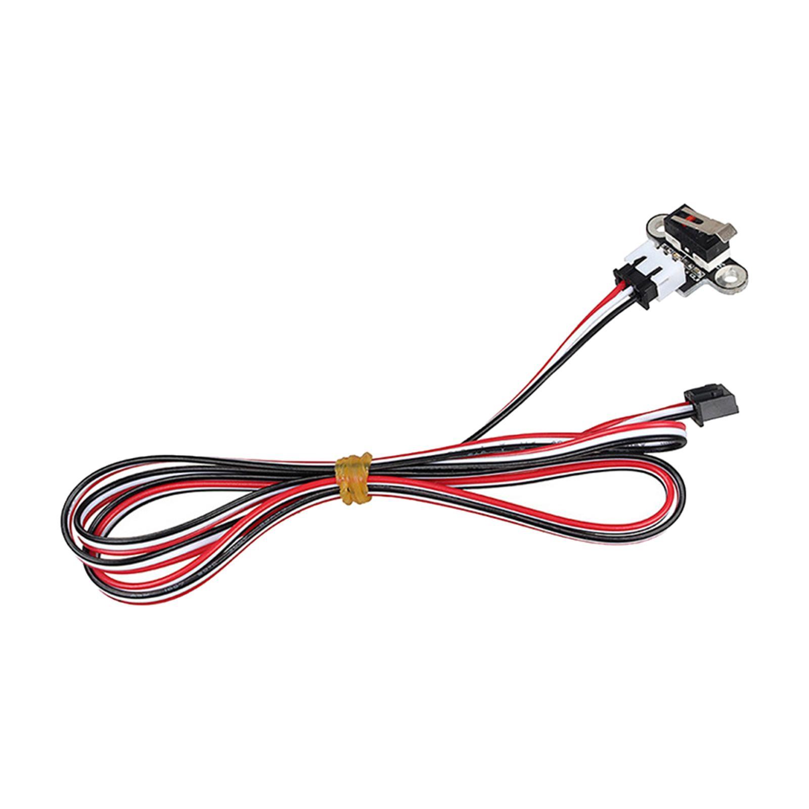 Mechanical Limit Switch Module with 1M Cable, Endstop Switch, with Indicator Replacement Parts, 3D Printer Parts 3Pin for Ramps 1.4 Accessories