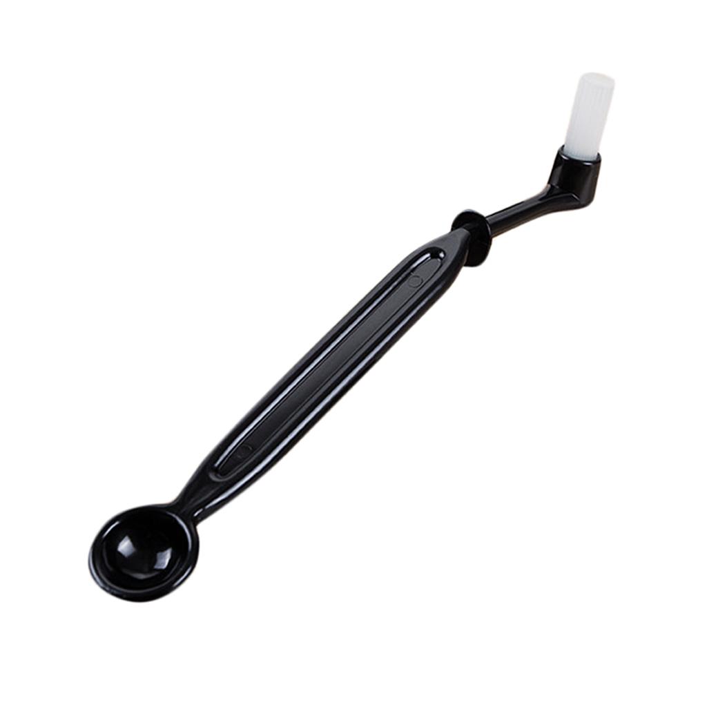 1 piece Espresso Machine Cleaning Brush with Scoop Coffee Maker Filter Cleaning Tool, 22x3.5cm
