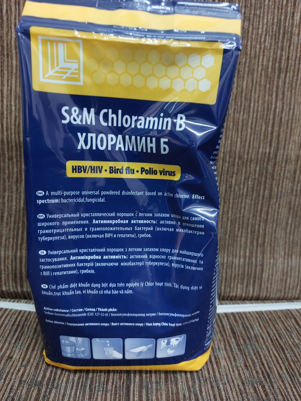 CLORAMIN B TIỆP khử khuẩn, phòng dịch túi 1kg