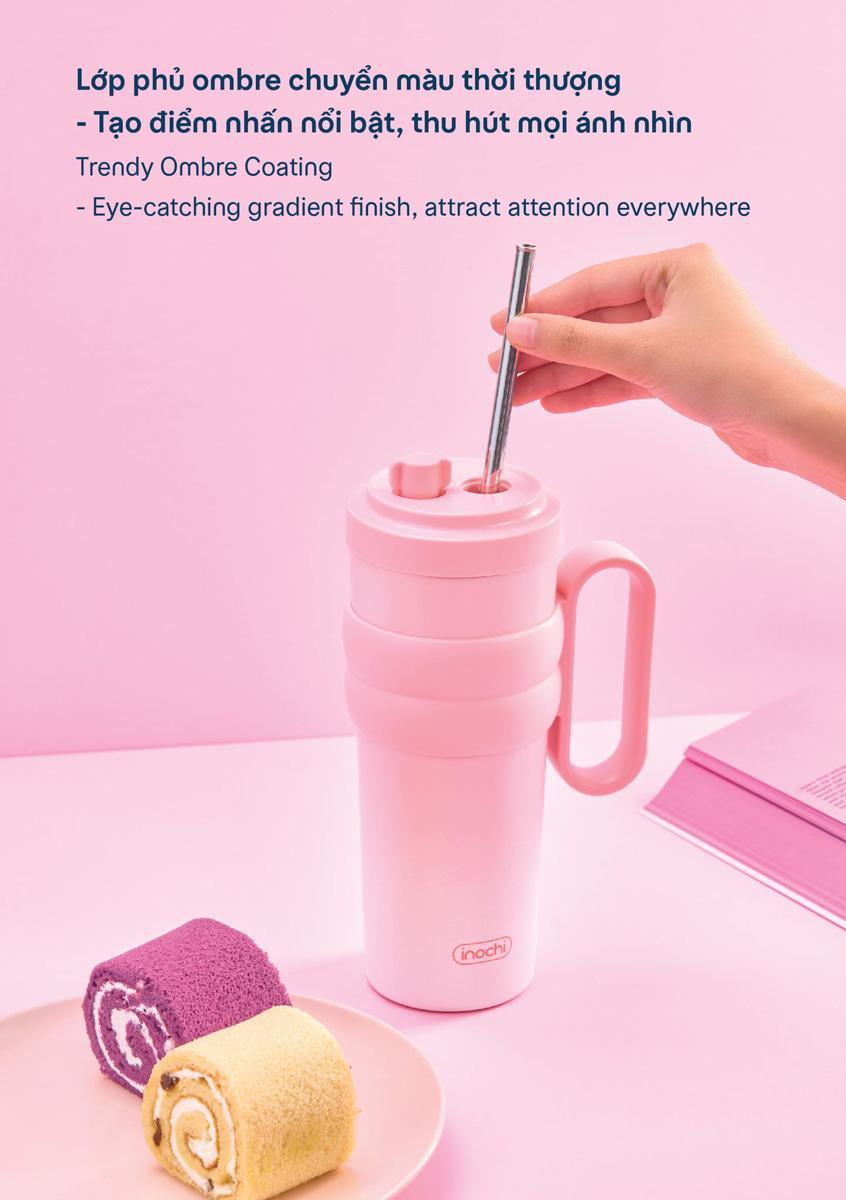 Bình Giữ Nhiệt Fuji Charm 750 ml - Inochi HNK.BFCH.0750 - Màu Xanh, Hồng