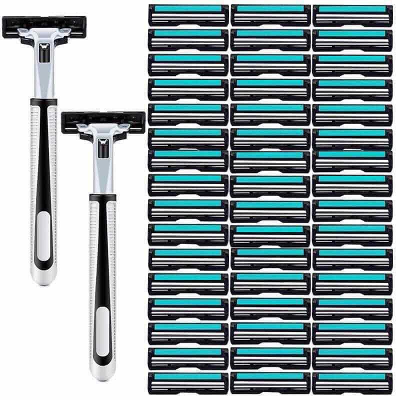 Combo dao cạo râu kèm 35 lưỡi HBH005
