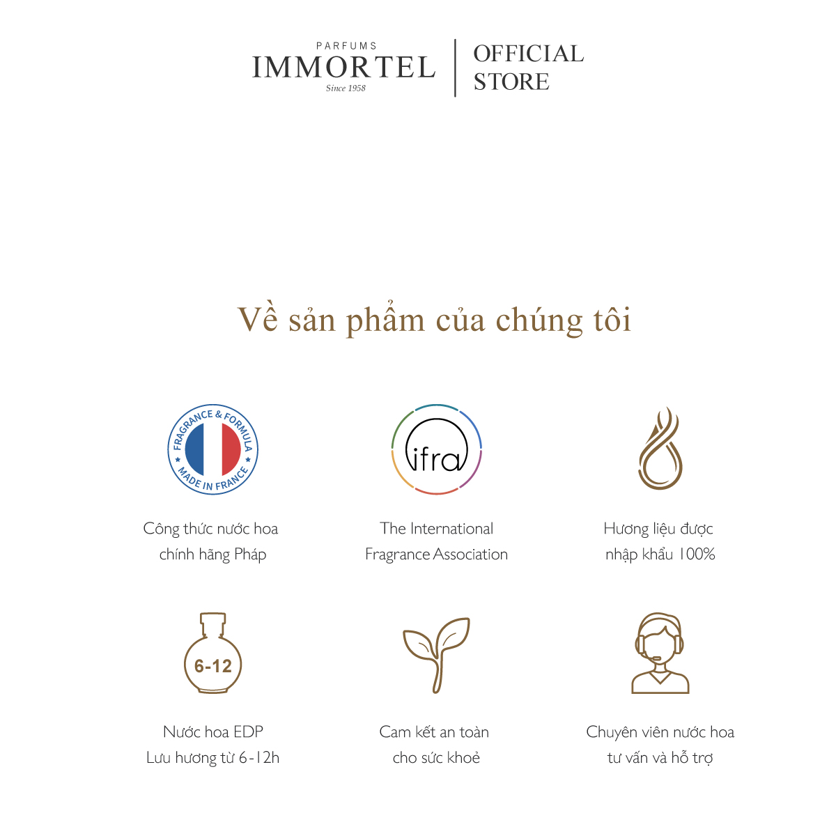 Nước hoa unisex IMMORTEL N°89 - 8mL EDP Chính hãng Pháp