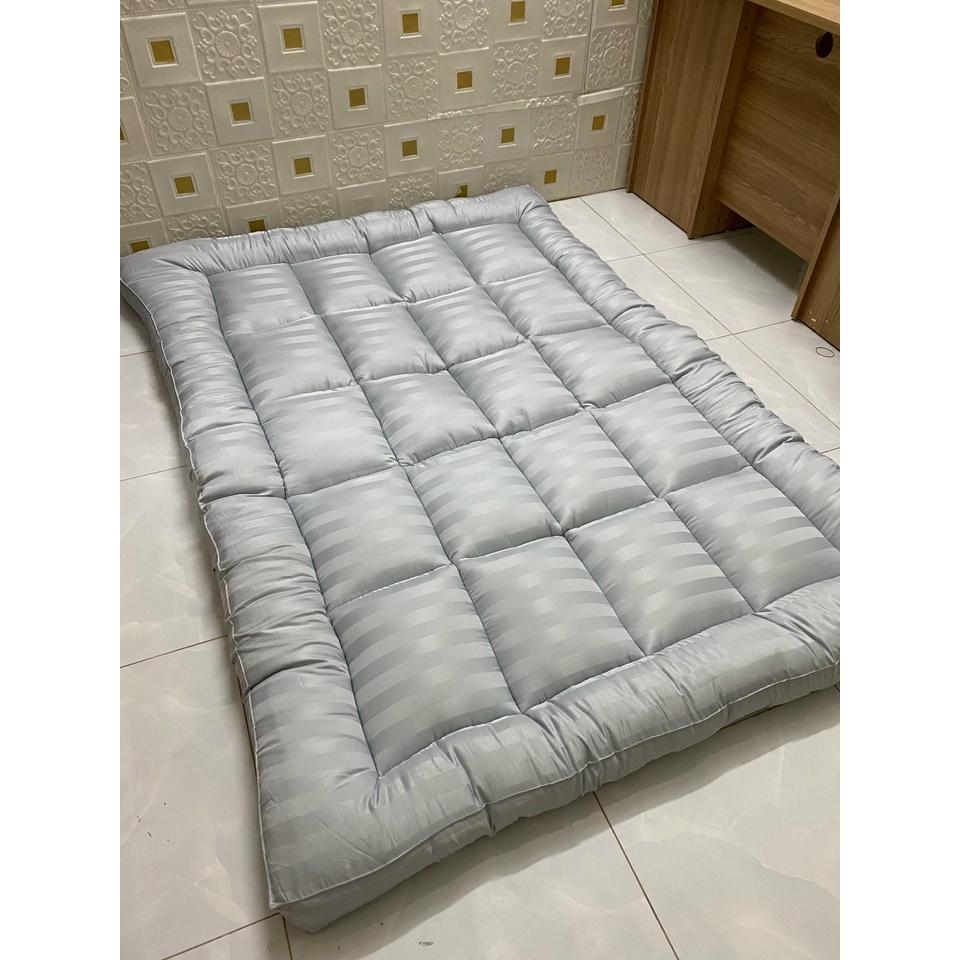 JEJU BEDDING – Topper Nệm mềm mịn light sọc 3F chuẩn khách sạn - Cao 5cm - 9cm