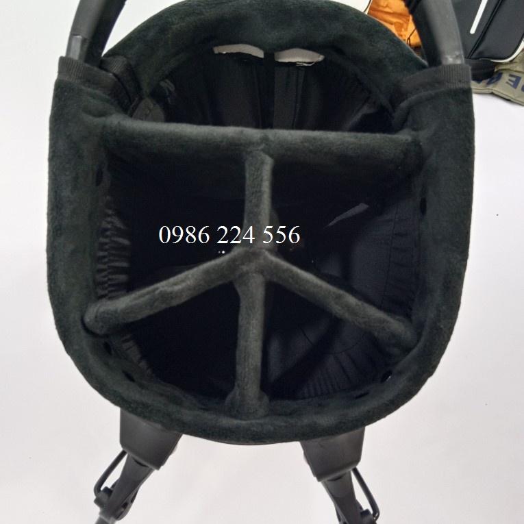 Túi đựng gậy golf bag Malbon có chân chống vải dù chống nước 5 ngăn đựng 14 - 16 gậy - TG019