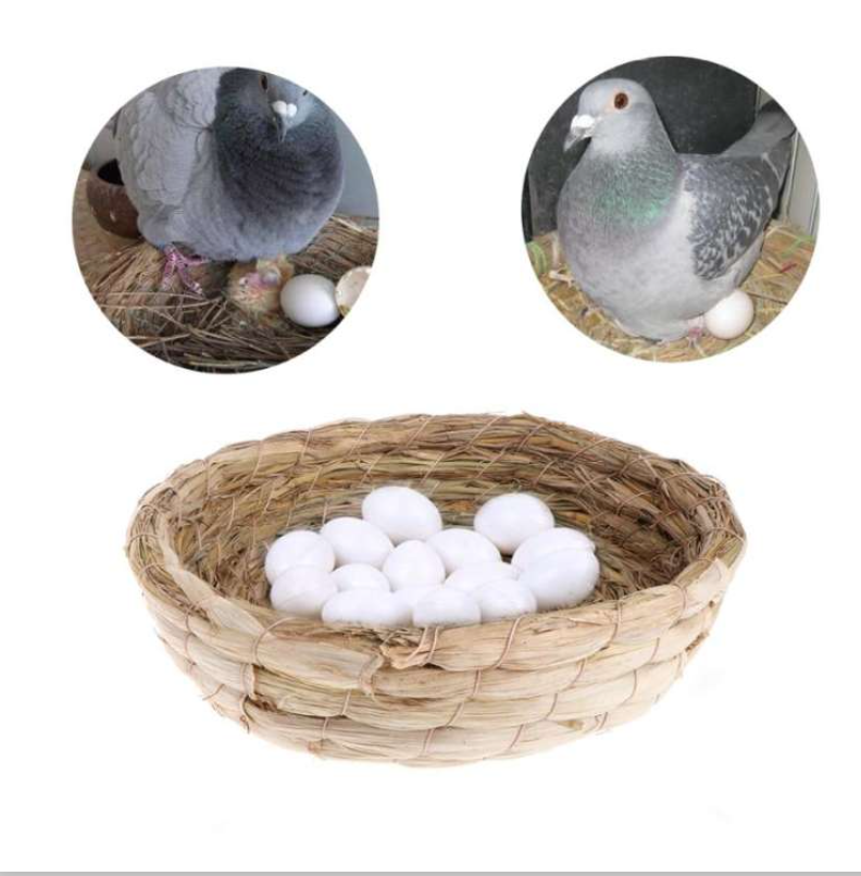 TỔ ĐAN RƠM, ĐAN CỎ DÙNG LÀM TỔ NGỦ, TỔ ĐẺ CHO FINCH, CHIM, VẸT