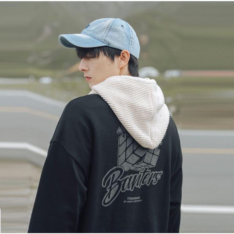 Áo sweater in nổi 100% cotton mềm mịn nam nữ áo đôi unisex ulzzang - ẢNH THẬT