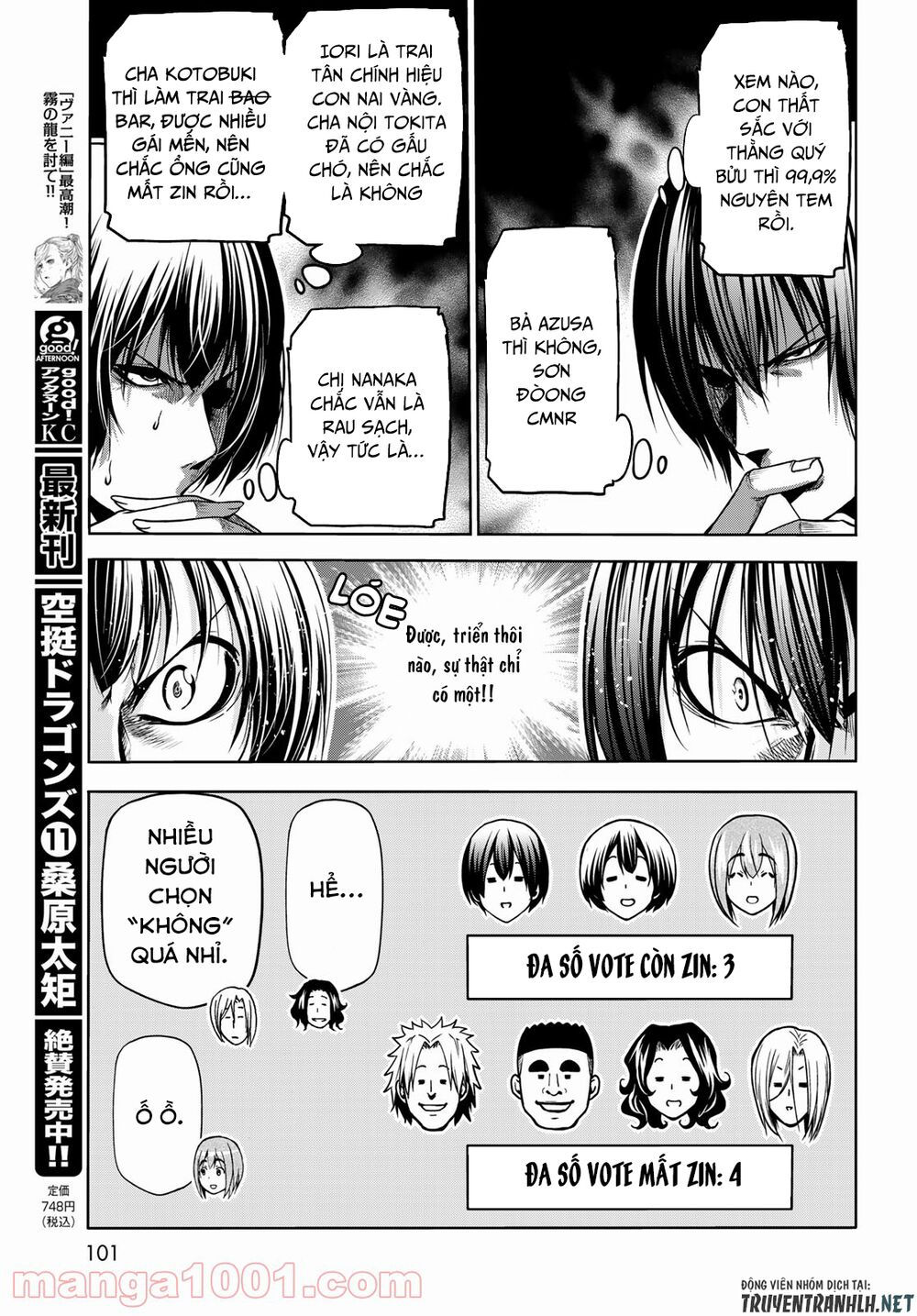 cô gái thích lặn - grand blue chapter 70 12