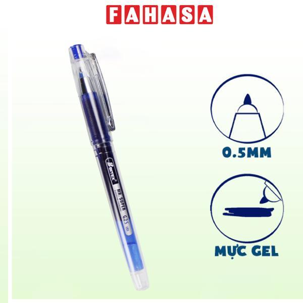 Bút Gel Mr Super 0.7 mm - Bitex G25 - Mực Xanh